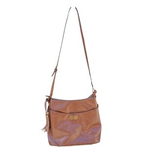 Simply Noelle Tan Shoulder Bag with Tassel